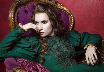 Картинка девушка+в+зелёном+белье девушки -+брюнетки +шатенки девушка красивая супер секси няша нежная классная модница лапочка мадам melanie kazmercyk