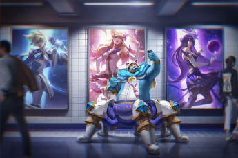 Картинка видео+игры league+of+legends персонажи плакаты люди urgot