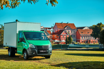 Картинка газель автомобили газ next автомобиль зелёный