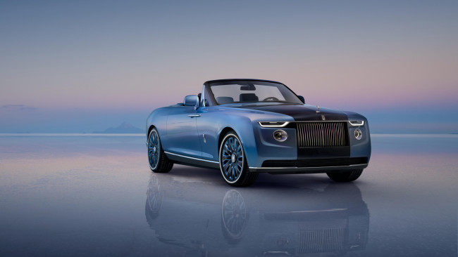 Обои картинки фото автомобили, rolls-royce, rolls, royce, boat, tail, 2021, кабриолет, премиум, класс
