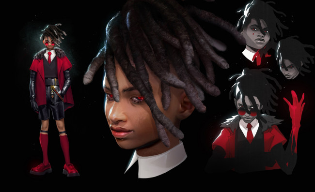 Обои картинки фото фэнтези, вампиры, мальчик, вампир, очки