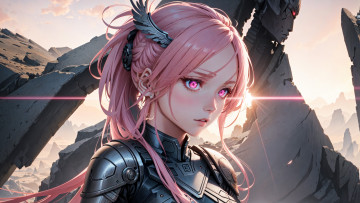 Картинка аниме unknown +другое+ нейросети графика нейроарт ai art нейронные сети рисунки нейро искусство девушка