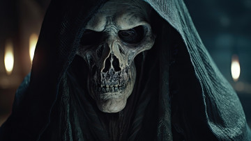 Картинка фэнтези нежить нейросети графика нейроарт ai art нейронные сети рисунки нейро искусство череп