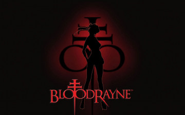 обоя видео игры, bloodrayne, знак, девушка
