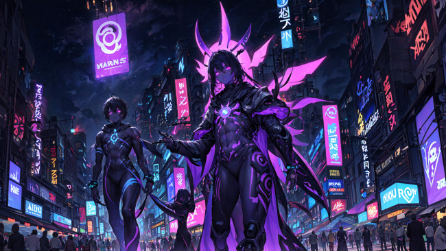 Обои картинки фото аниме, магия,  колдовство,  halloween, нейросети, графика, нейроарт, ai, art, нейронные, сети, рисунки, нейро, искусство