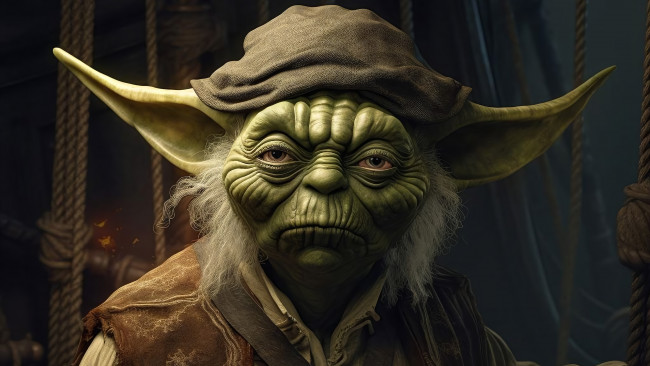 Обои картинки фото фэнтези, _star wars, нейросети, графика, нейроарт, ai, art, нейронные, сети, рисунки, нейро, искусство, йода, star, wars