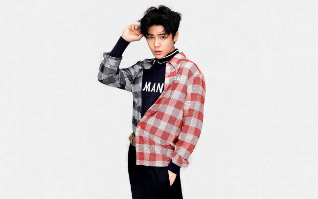 Обои картинки фото мужчины, hou ming hao, актер, рубашка