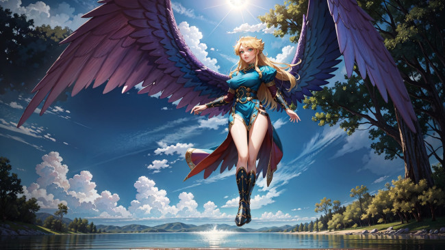 Обои картинки фото аниме, ангелы,  демоны, нейросети, графика, нейроарт, ai, art, нейронные, сети, рисунки, нейро, искусство, нейрографика, graphics, neuroart, neural, networks, drawings, neuro, neurography