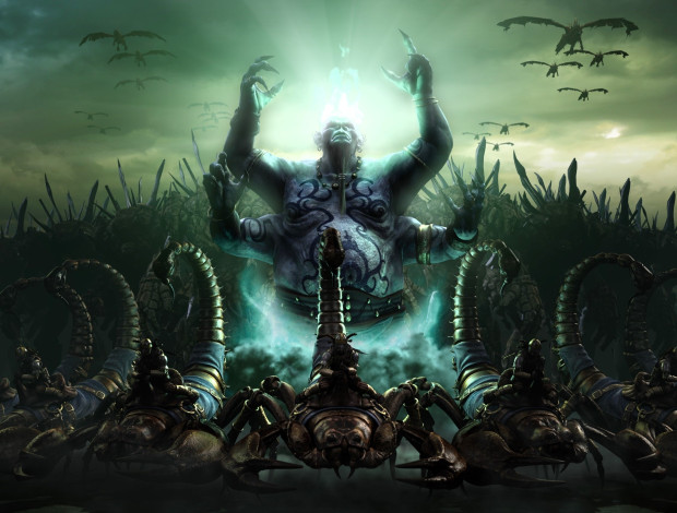 Обои картинки фото видео игры, rise of nations,  rise of legends, монстры, скорпионы, армия