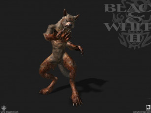 обоя black, white, видео, игры, ii