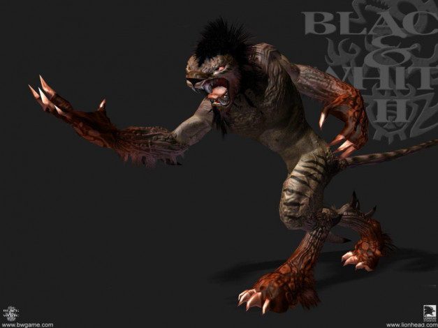 Обои картинки фото black, white, видео, игры, ii