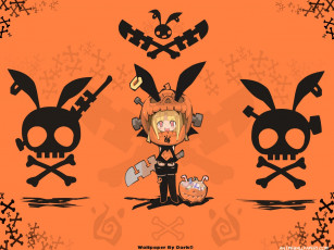 Картинка аниме halloween magic