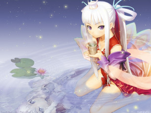 Картинка аниме shining tears wind