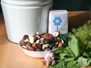 Картинка еда грибы грибные блюда