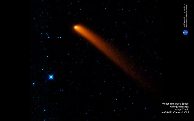 Обои картинки фото космос, кометы, метеориты