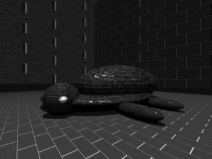 Картинка 3д графика animals животные фракталы черепаха