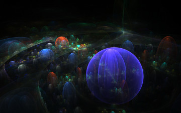 Картинка 3д графика fractal фракталы