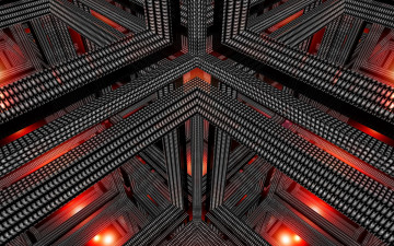 Картинка 3д графика fractal фракталы абстракции