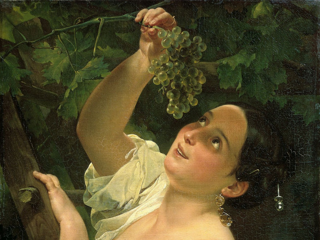 Обои картинки фото брюллов, итальянский, полдень, рисованные, карл