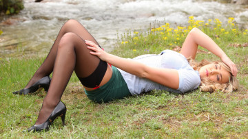 Картинка Jodie+Gasson девушки чулки