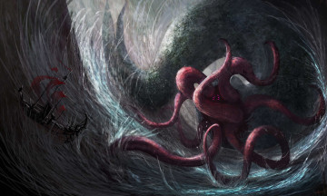 Картинка фэнтези существа щупальца