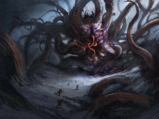 Обои картинки фото фэнтези, существа, щупальца