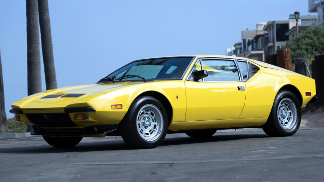 Обои картинки фото de, tomaso, pantera, автомобили, италия, спортивные