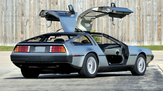 Обои картинки фото delorean, dmc, 12, автомобили, motor, company, единственная, модель, сша