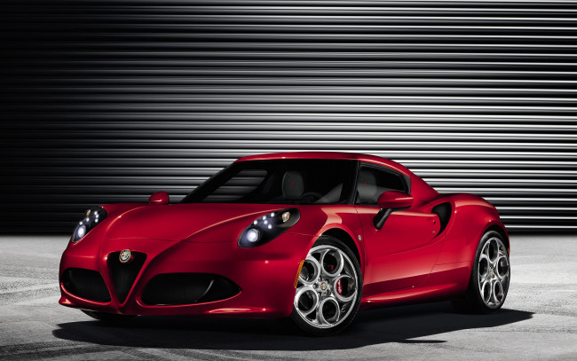 Обои картинки фото alfa, romeo, 4c, автомобили, италия, fiat, group