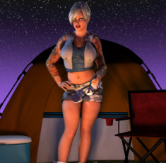 Картинка 3д+графика люди+ people девушка взгляд