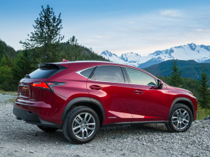 обоя автомобили, lexus, 2015г, 300h, красный, nx