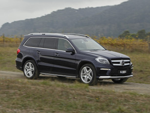 Картинка автомобили mercedes-benz amg gl 500 package sports темный x166 au-spec