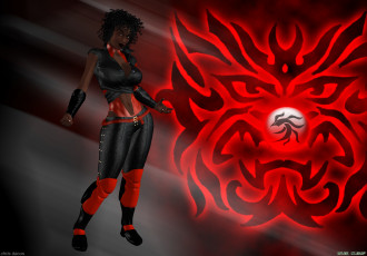 обоя 3д графика, фантазия , fantasy, девушка, поза