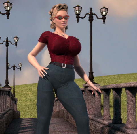 Обои картинки фото 3д графика, люди , people, девушка, взгляд, очки