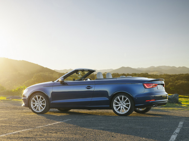 Обои картинки фото автомобили, audi, 2-0, 8v, 2014г, au-spec, tdi, cabriolet, a3