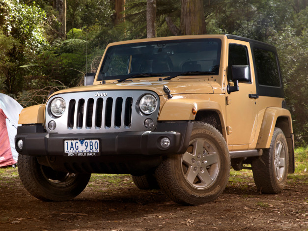 Обои картинки фото автомобили, jeep, 2014г, jk, au-spec, freedom, wrangler