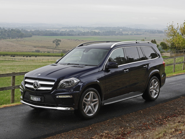 Обои картинки фото автомобили, mercedes-benz, x166, au-spec, package, sports, amg, gl, 500, темный