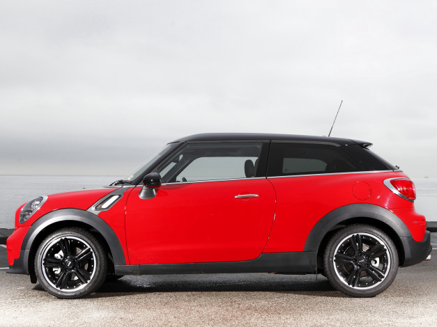 Обои картинки фото автомобили, mini, красный, r61, au-spec, paceman, works, john, cooper