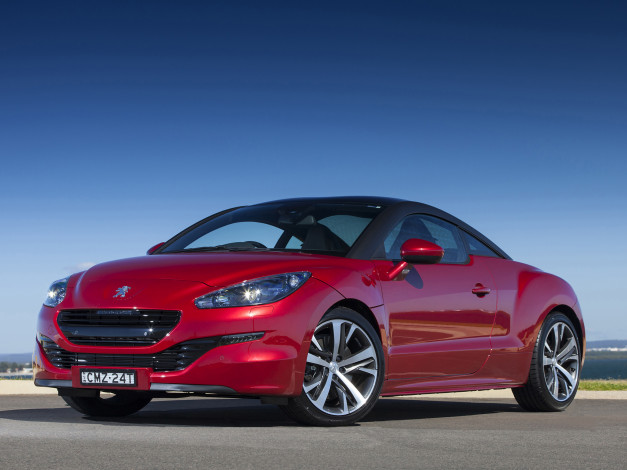 Обои картинки фото автомобили, peugeot, красный, -spec, rcz, au
