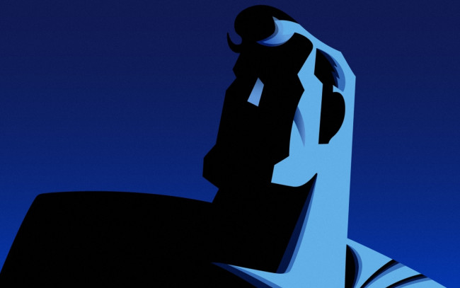 Обои картинки фото рисованные, минимализм, супермен