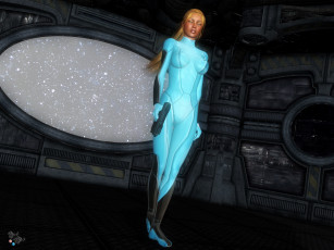 Картинка 3д+графика фантазия+ fantasy фон оружие взгляд девушка