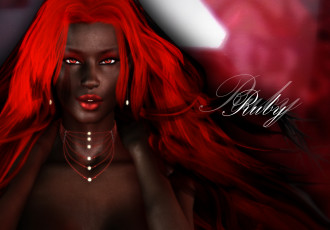 Картинка 3д+графика портрет+ portraits фон взгляд девушка