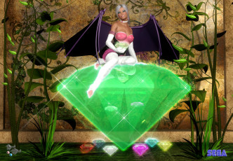 Картинка 3д+графика существа+ creatures демон фон взгляд девушка растение кристал