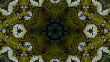 Картинка 3д+графика фракталы+ fractal узор фон цвета