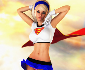 Картинка 3д+графика люди+ people девушка фон взгляд