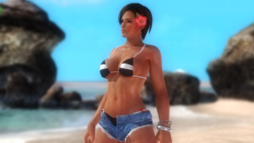 Картинка 3д+графика люди+ people девушка взгляд фон