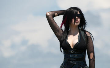 Картинка девушки -unsort+ брюнетки +шатенки девушка небо