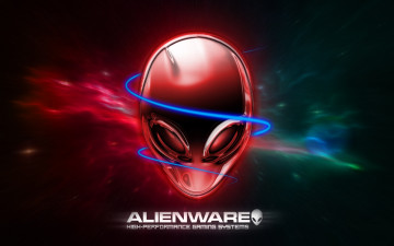 Картинка компьютеры alienware логотип фон