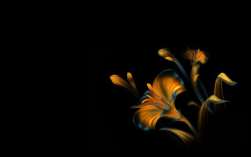 Картинка рисованное цветы