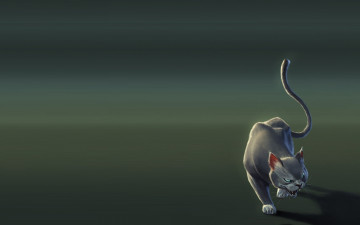 Картинка рисованное минимализм пума